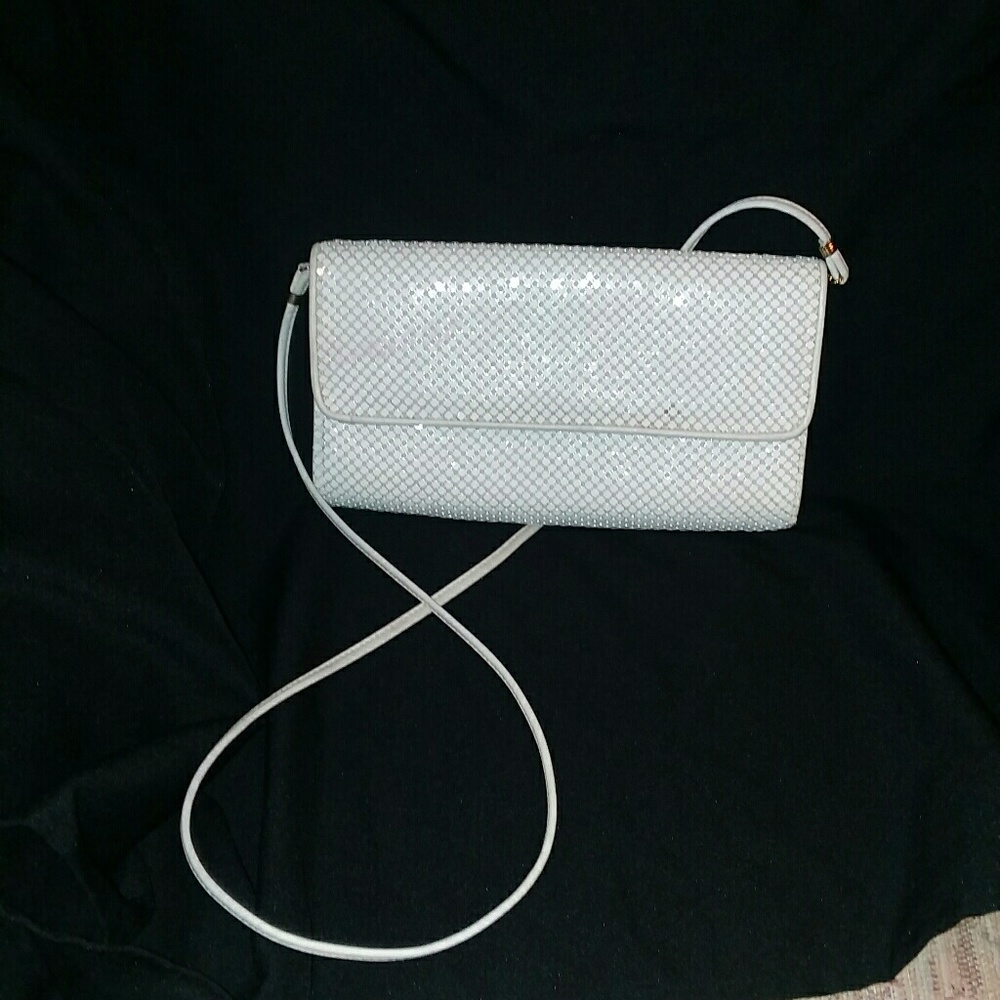 Vintage Whiting & Davis Ivory handbag